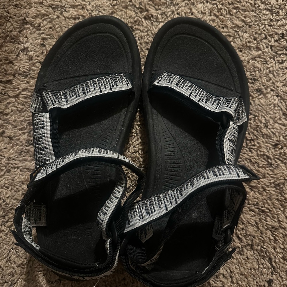 Teva Black and White Sandals